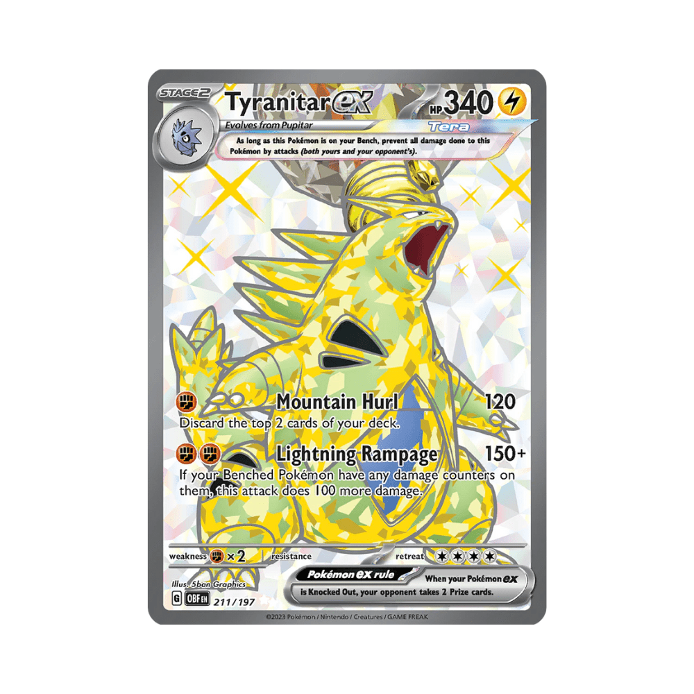 Tyranitar ex - Obsidian Flames - TCG OOST